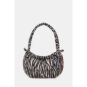Ročna torba Tommy Jeans Tjw Icon Charms Zebra Shlder Bag AW0AW18882 Bela