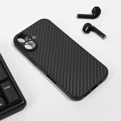 Maska za iPhone 17 63 Carbon fiber crna