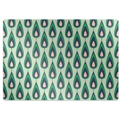 Decormat Podloga za zaščito tal Green tears 140x100 cm 15 cm