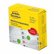 Avery Zweckform okrugle naljepnice za označavanje 3855, promjer 19 mm, zelene