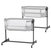 KINDERKRAFT Otroška posteljica nastavljiva Neste Up2 Light Grey