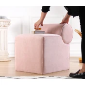 Atelier del Sofa Tabure 45x56x60cm, Roze