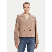 Weekend Max Mara Usnjena jakna Maga 2525446061 Rjava Regular Fit