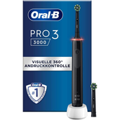 Oral-B Pro 3 3000 Cross Action Black Edition JAS22, Elektricna zobna šcetka