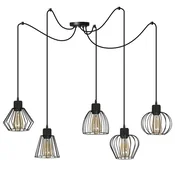 GH Viseča svetilka Pajek, različne barve, Loft LED