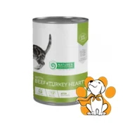 Natures Protection Kitten Beef&Turkey Hearts 400g, Govedina i Cureca Srca