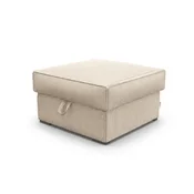 Taburet SMART COSARO XL s shranjevalnim prostorom 71x71 cm, kremni