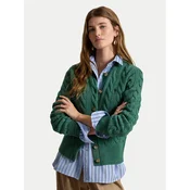 Polo Ralph Lauren Pletena jopica 211972104502 Zelena Regular Fit