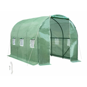 Rastlinjak - Folija zelena - ŠIRINA 3,4m x 2m x 2 m - Tunel rastlinjak MARJETKA 7m2 z dostavo