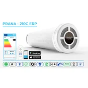 PRANA Rekuperator 210C erp - Max 60 - 100 cm