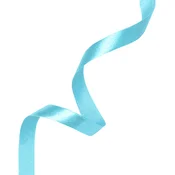Satenast trak – svetlo moder 0,6 cm x 23 m