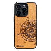 shumee Lesen ovitek Bewood za iPhone 16 Pro TRAVELER MERBAU