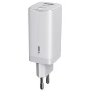 slomart Omrežni polnilnik USB-C GaN 65W ILUC65, bel