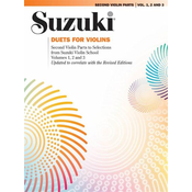 SUZUKI DUETS FOR VIOLINS SECOND VIOLIN PARTS TO SELECTIONS FROM SUZUKI