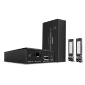 LINDY 300m Fibre Optic DisplayPort 1.2 & USB KVM Extender