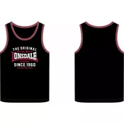 LONSDALE Majica Andover  rdeča / črna / bela