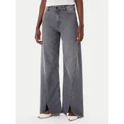 Simona Corsellini Jeans hlače A25CPPAT0601 Siva Wide Leg