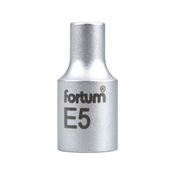 FORTUM nasadni ključ notranji TORX 1/4, E 5, D 25 mm 4701705