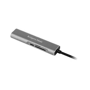 Kruger&Matz USB-C HUB na HDMI, USB, SD, Micro SD, C KM0390