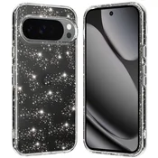 Prozoren TPU gel ovitek Techsuit SparkleSkin za Google Pixel 10 Pro XL