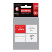 ActiveJet Zamjenska tinte Activejet ACC-551GN za Canon CLI-551G, 15 ml, siva
