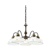 Kolarz 731.85.20 - Lestenec na verigi NONNA 5xE27/75W/230V zelena