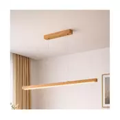 LED luster na sajli VERDE LED/18W/230V 3000K 106 cm hrast