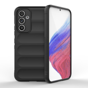 Eleganten Wave ovitek za Samsung A54 5G, Črn