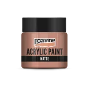 Akrilna barva mat - 50 ml - koralna