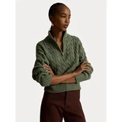 Polo Ralph Lauren Pulover 211963467508 Zelena Regular Fit