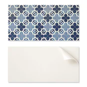 shumee Komplet samolepilnih PVC ploščic z geometrijskim cvetličnim vzorcem 6x60x30 cm