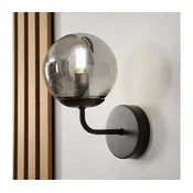 Brilagi - Zidna lampa MALIVA 1xE14/15W/230V crna/zadimljena