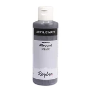 Rayher. Akrilna barva, kovinska, antracitna, 80ml