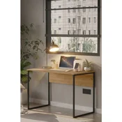 Hanah Home radni sto Nor2-S, 100 cm, hrast