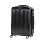 SCANDINAVIA TRAVEL potovalni kovček Carbon Series 40L 20091, črna