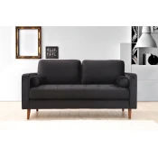 Atelier del Sofa Dvosed Rome 90x70x175cm Crno-Hrast