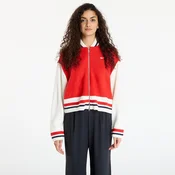 Pulover Nike Sportswear Womens Cardigan University Red/ Sail/ Midnight Navy/ Sail M
