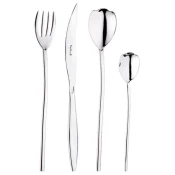 Set jedilnega pribora TULIPANI, set 24 kosov, srebrna, Pintinox