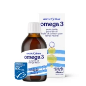 Arctic Blue Omega 3, 450 mg DHA, 380 mg EPA, Vitamin D 400 IU, 250 ml