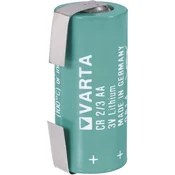 VARTA Posebna litijeva visokonapetostna baterija Varta CR 2/3 LF\, U-spajkalni priključek 3 V 1350 mAh CR 2/3 AA LF, (20439810)