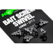 MICRO RING SWIVEL BAIT SCREW LARGE - 5pcs (KMW009)