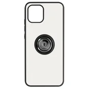AVIZAR Ovitek za Samsung Galaxy A03 z držalom za prstan, hrbtna stran proti prstnim odtisom, združljiv z magnetnim stojalom - crn, (20716920)