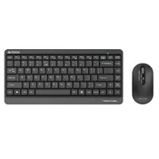 A4 TECH Tastatura + miš sivi set FG1112 FSTYLER Wireless YU