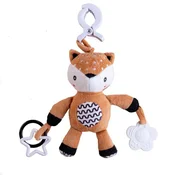 Srna babyted ropotuljica pliš 30cm obešanka za posteljico/voziček