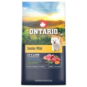 Hrana Ontario Senior Mini Lamb & Brown Rice 6,5kg