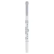 Označevalec, 1,0/3,5 mm, dvostranski, ZEBRA Mildliner Cool & Refined, siv