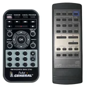 General JVC RM-SX263U, RM-SX230EU - daljinski upravljalnik podvojen