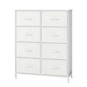 Songmics Predalnik 8 tkaninskih predalov 30x767x952 cm bel