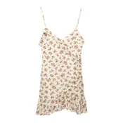 Pull&Bear Poletna obleka ecru/zelena/staro roza