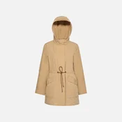Beige Womens Parka Geox Dandra - Womens
